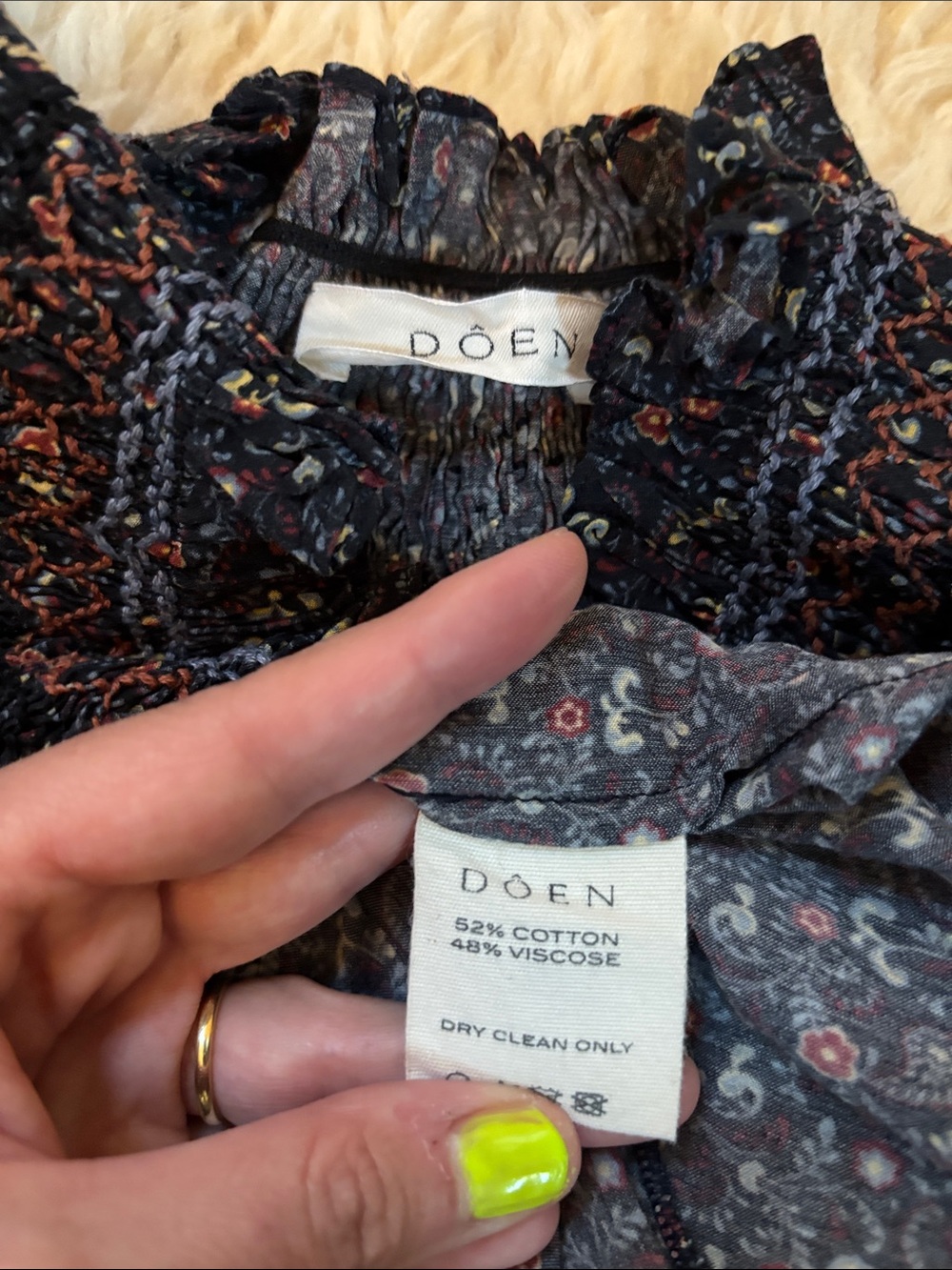 Doen Floral Smocked Dress - Picture 7 of 17